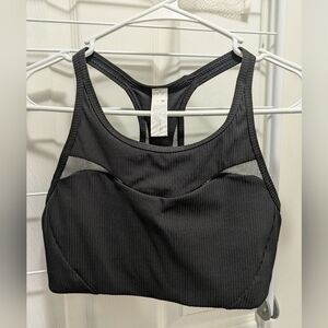 Lululemon Ribbed-Mesh High-Neck Bra